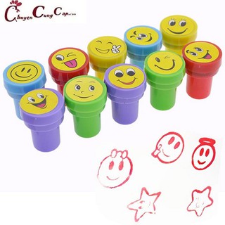 Bộ 12 con dấu mặt cười