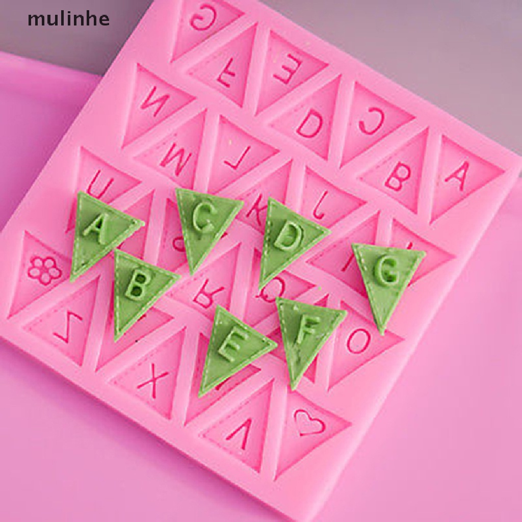 Khuôn Silicone Làm Bánh Hình 26 Chữ Cái