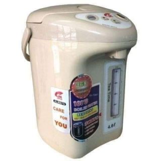 Phích cắm điện Jiplai JL 608 4 lít an toàn vói vỏ bằng nhựa cách nhiệt. Không gây bỏng khi chạm vào vỏ bình tốc độ sôi n