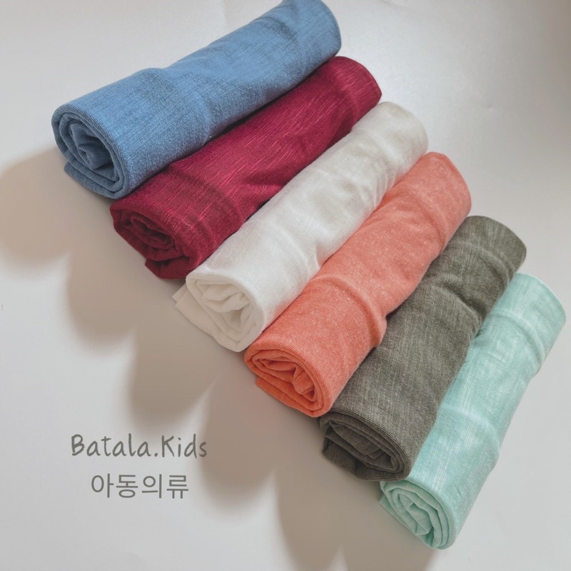 Áo thun bé trai bé gái Batala Kids, Áo phông trẻ em Trơn cotton xược hai chiều thoáng mát mùa hè cho bé từ 10-25kg ANM68