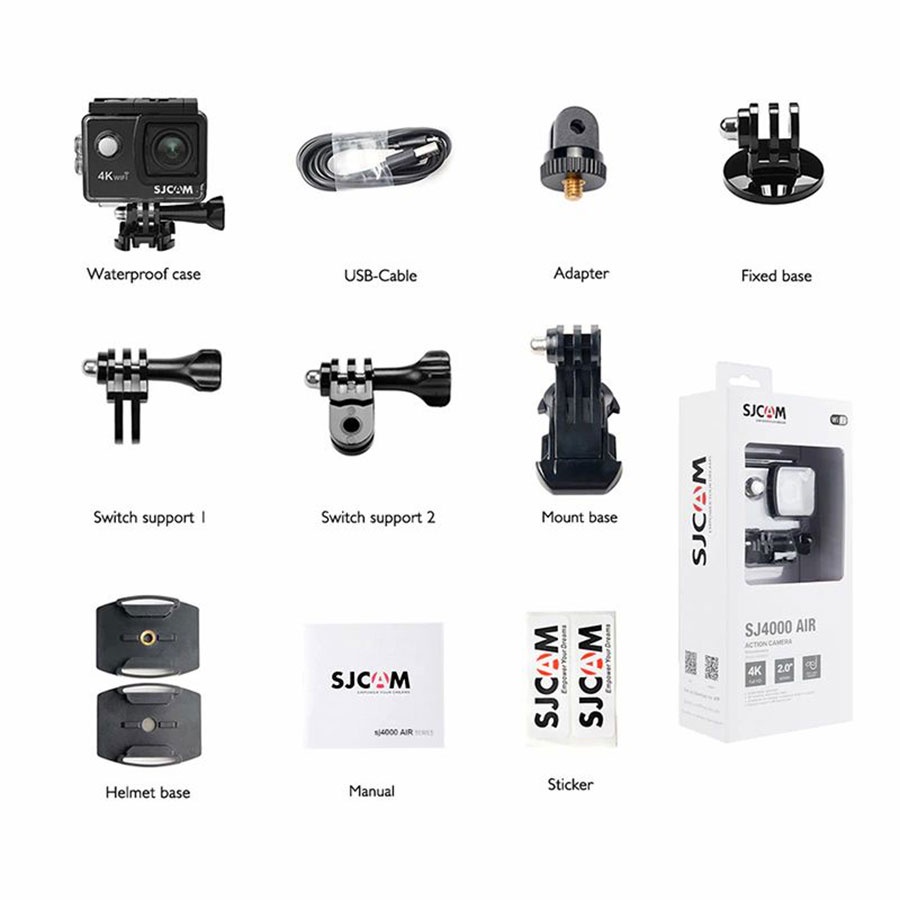 Camera hành trình SJCAM SJ4000 Air - Bảo hành 12 tháng - Shop Xiaomi Zmi