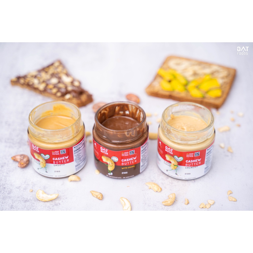 Bơ hạt điều cacao tự nhiên Đạt Butter