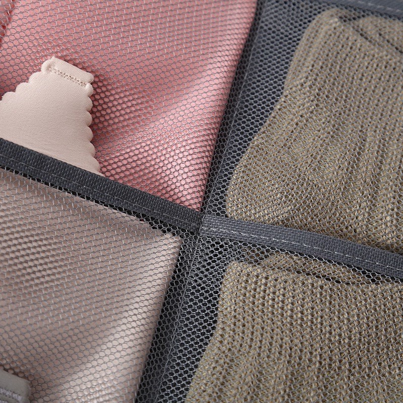 Túi Treo Nhiều Ngăn (Ô) Đựng Đồ Lót, Quần Áo Lót, Tất Vớ Có 2 Mặt Và Móc Treo Tiện Dụng