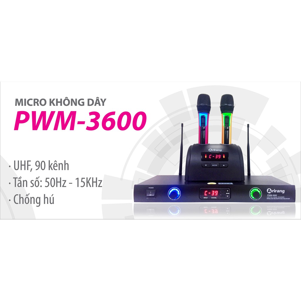 Micro Arirang Không Dây PWM-3600