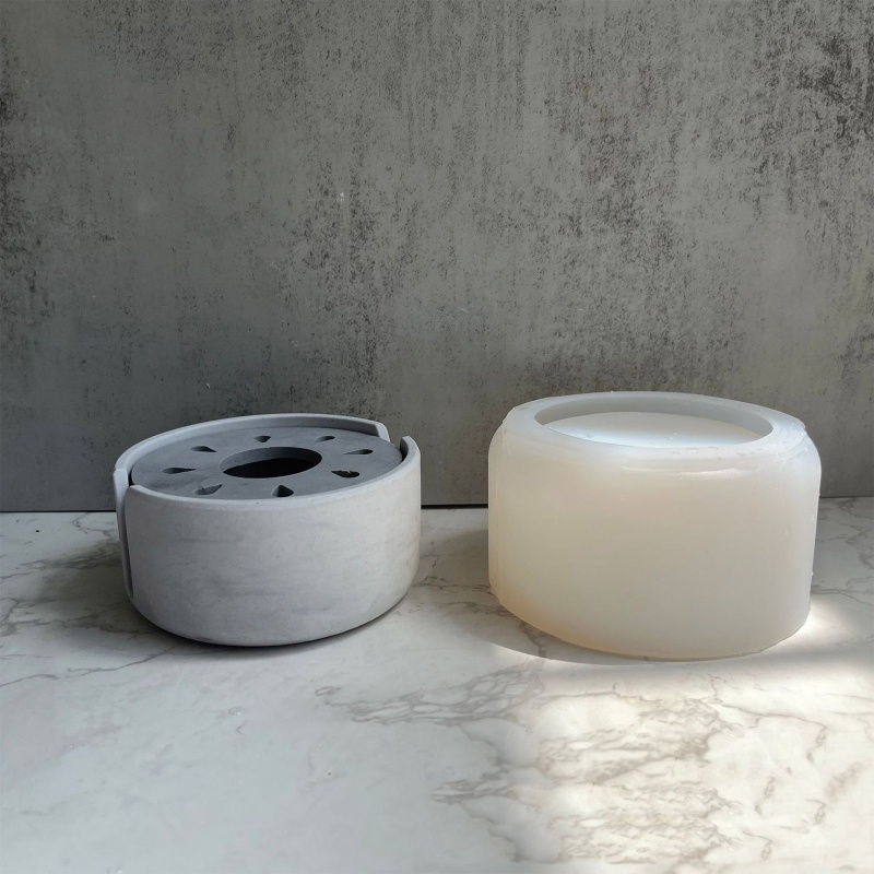 Khuôn Silicone Làm Nến Trang Sức Hình Ly Rượu Vang Ấm Áp