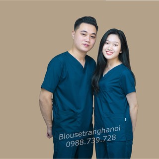 Áo blouse, bộ scrup kĩ thuật viên cho bác sĩ
