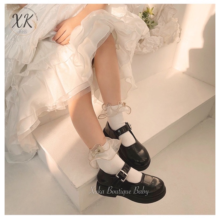 Tất Cổ Ren Trắng Bé Gái, Tất Vớ hotmoon Quảng Châu Cao Cấp Cho Bé Gái Từ 1 - 11 tuổi