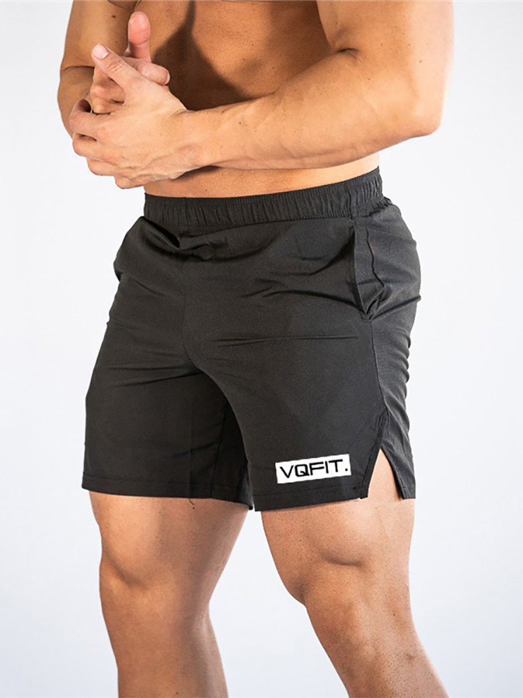 Mens Brand Muscle Comfortable Running Bodybuilding Training Fashion Workout Gym Breathable Fitness Quick-drying Sports Shorts