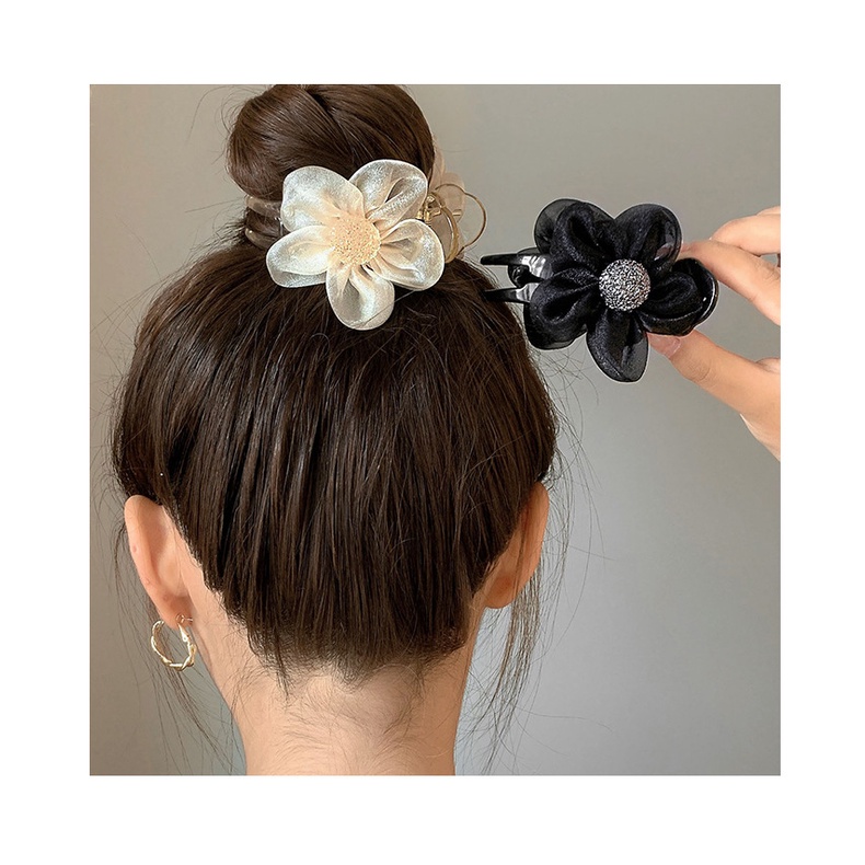 Kẹp tóc càng cua hình hoa 5 cánh phong cách Hàn Quốc siêu đẹp