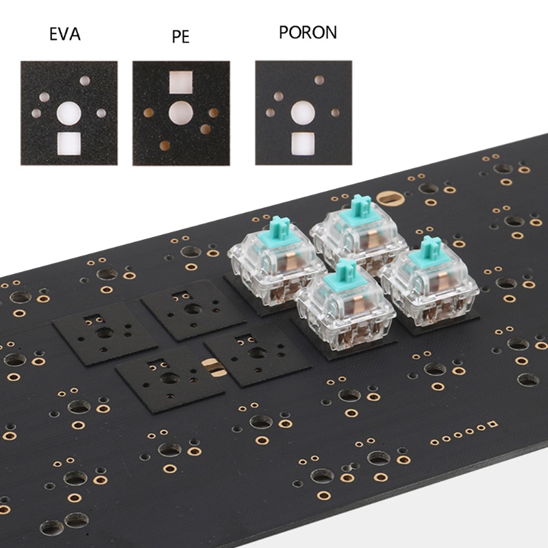 Set 120 miếng dán cách âm giảm tiếng ồn cho công tắc bàn phím