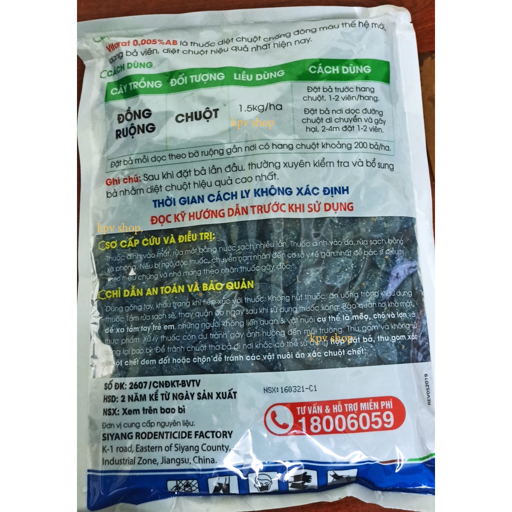 Thuốc diệt chuột STORM & VIFARAT 99% chuột chết ngoài nhà
