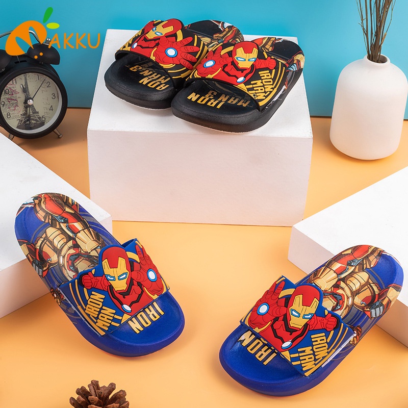 Dép Quai Ngang Họa Tiết Siêu Anh Hùng Marvel Dành Cho Bé Trai