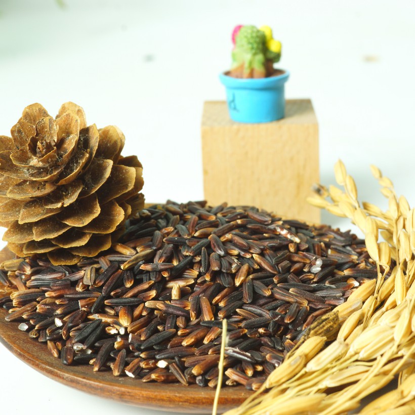 Gạo lứt ăn kiêng, giảm cân GUfoods (1kg) - Lứt huyết rồng / Huyết rồng xát dối / Lứt tím than - Phù hợp Thực dưỡnGUfoods | BigBuy360 - bigbuy360.vn