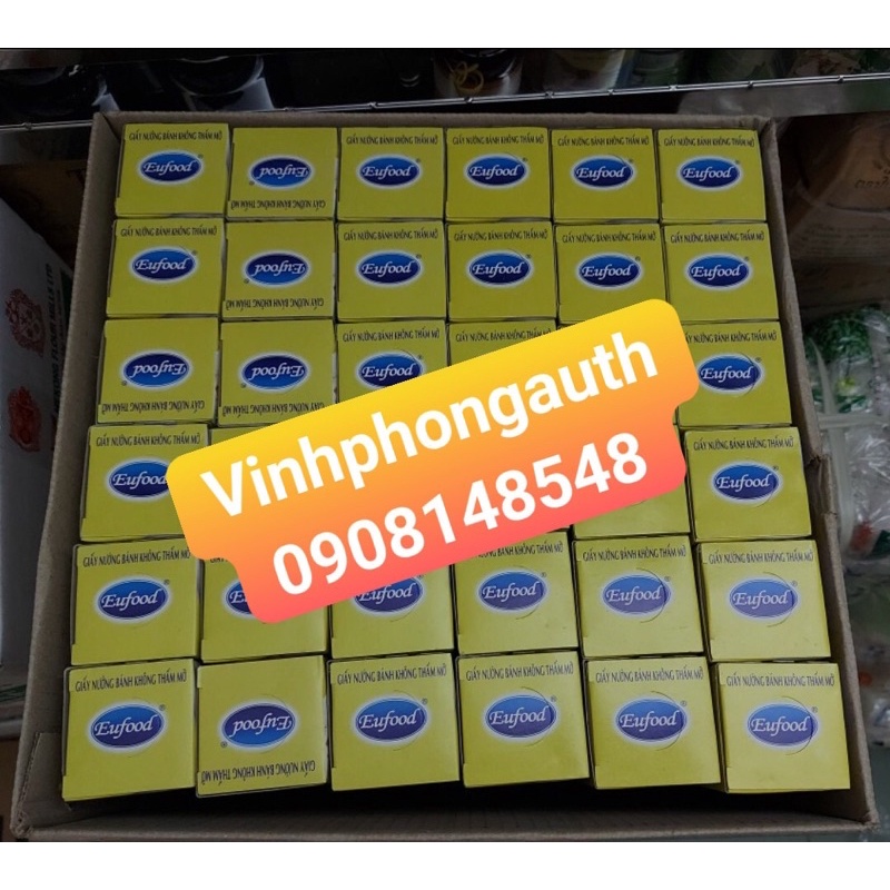 Giấy Nến Eufood 30cm x 5m/Giấy Nướng Bánh Không Thấm Mỡ Giấy nến Eufood 30cm x 5m