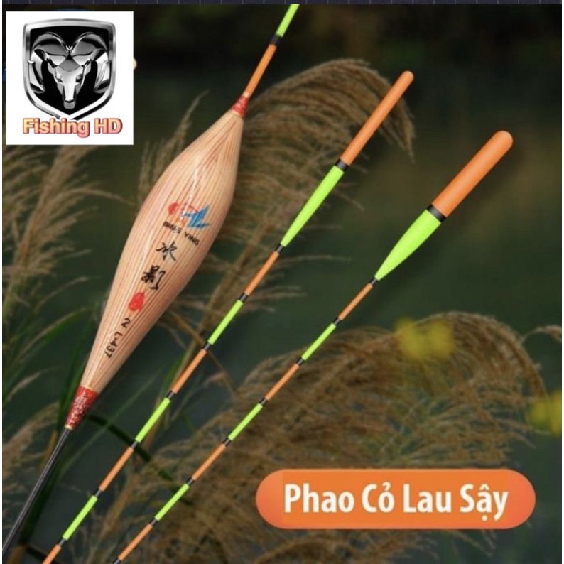 Phao Câu Cá Phao Câu Đài Phao Cỏ Lau Tự Nhiên Chuyên Dụng Câu Đài PC6 đồ câu FISHING_HD