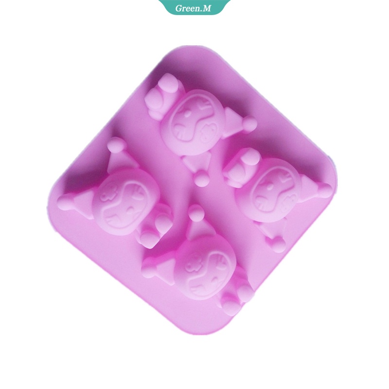 Khuôn Làm Đá/ Sô Cô La/ Bánh Quy Bằng Silicon Họa Tiết Hoạt Hình Kuromi Đáng Yêu DIY