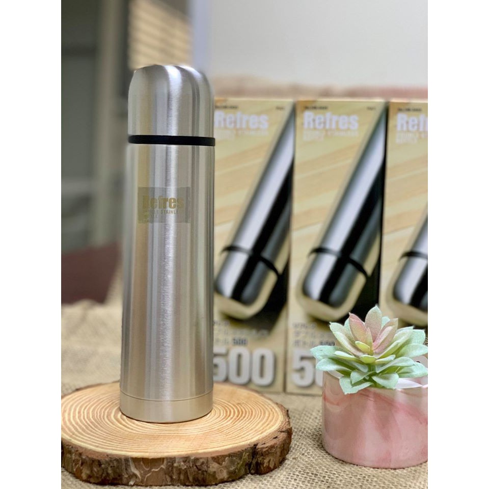 Bình nước giữ nhiệt refresh dung tích 500ml Nhật Bản