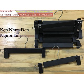 Kẹp Quần 10 Chiếc, Kẹp Nhựa Đen Người Lớn GIÁ TỐT