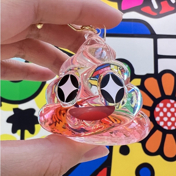 Móc Khóa Cao Cấp Hình Dầu Look Cute phụ kiện Túi Xách dễ thương -Minkey