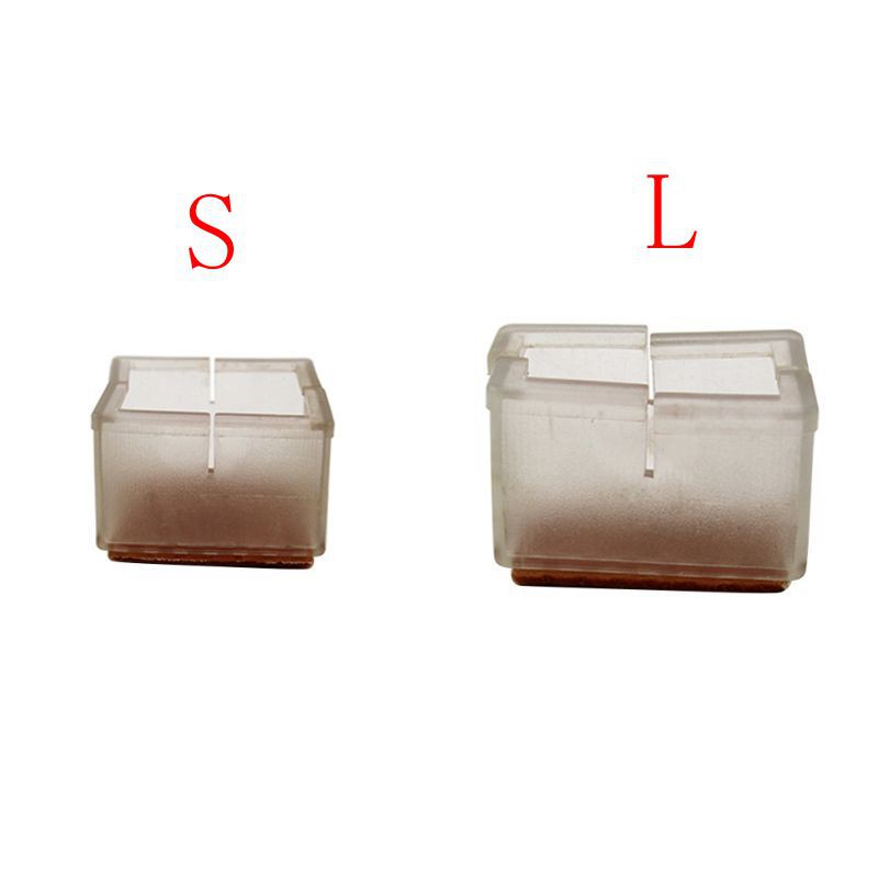 Set 8 miếng bọc bảo vệ chân bàn ghế trong suốt cao cấp tiện dụng | BigBuy360 - bigbuy360.vn