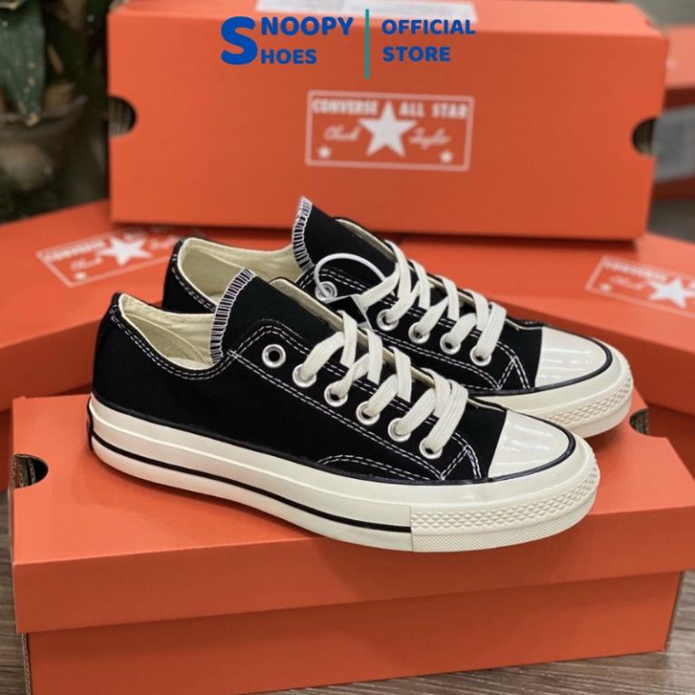 😸 Giày Converse 1970s Cổ Thấp, Giày Sneaker Nam Nữ CV Chuck Taylor All Star Đen Trắng Cao Cấp Full Box Bill