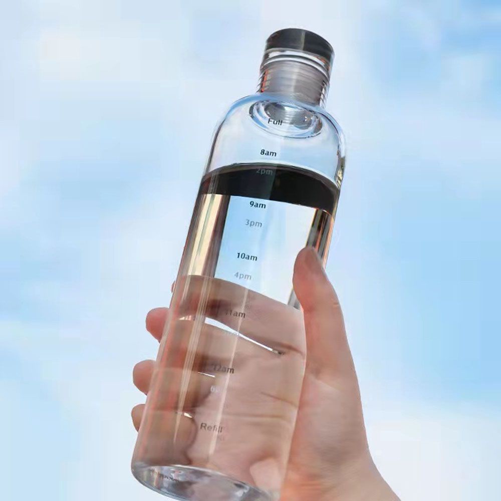 CONOPERY Bình nước thủy tinh trong suốt dung tích 500ml/750ml