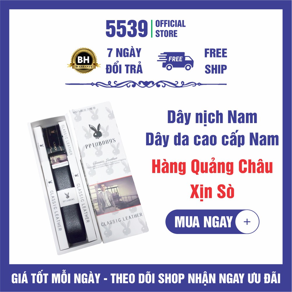 Thắt lưng, dây nịch nam, dây da cao cấp khóa tự động, nhiều mẫu lựa chọn có video sản phẩm - Shop 5539