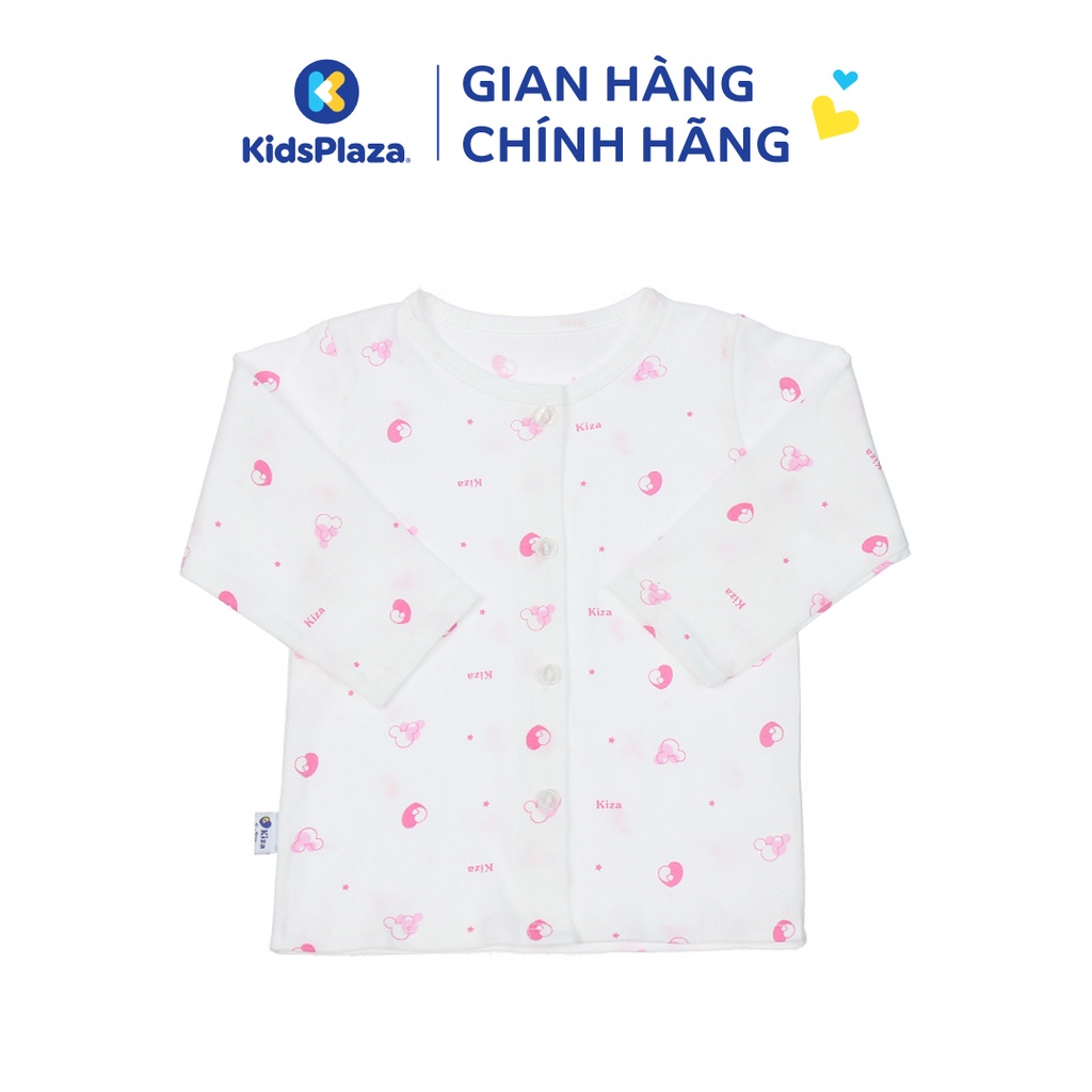 Áo sơ sinh dài tay Kiza in hình chuột