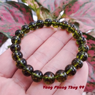 Vòng thach anh hoa xanh, vòng phong thủy thach anh hoa xanh