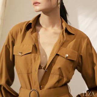 Đầm sơ mi LYZA túi hộp