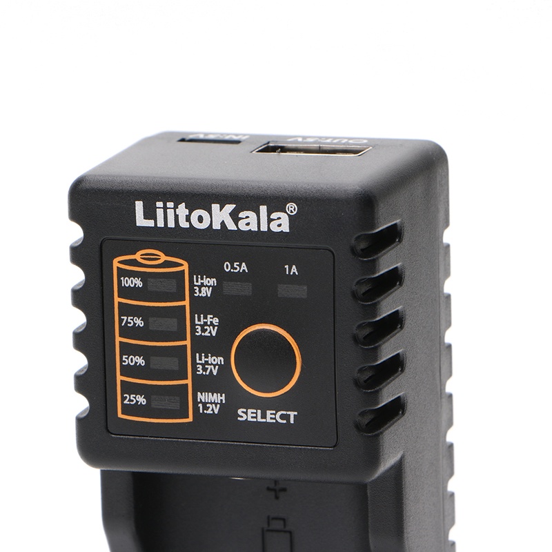 Bộ Sạc zzz Lii-100 Cho 26650 16340 RCR123 14500 LiFePO4 1.2V Ni-MH Ni-Cd