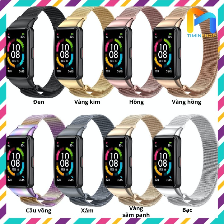 Dây đeo Huawei/ Honor Band 6 - Dây thép không gỉ