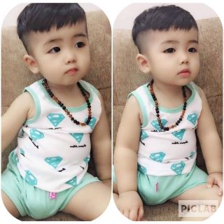 COMBO 5 BỘ BA LỖ BÉ TRAI/GÁI  (5-16KG)