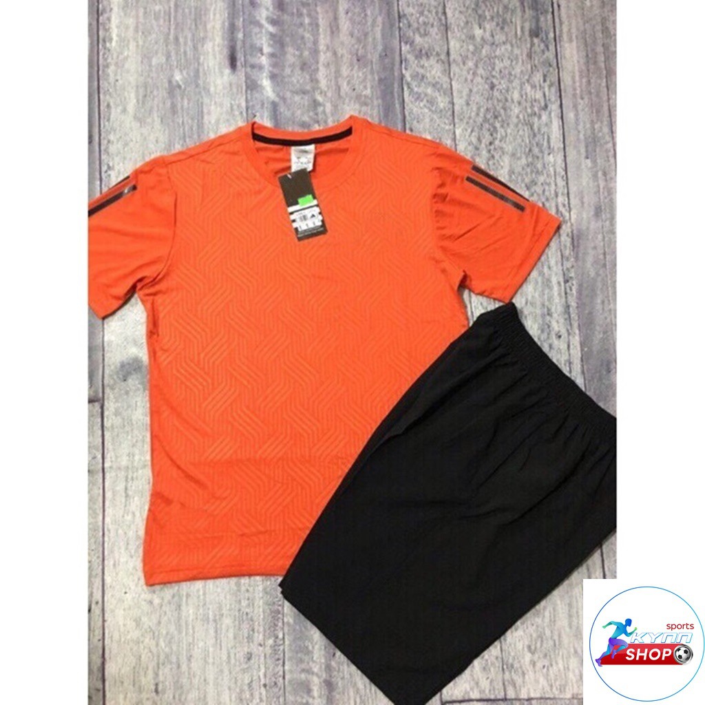 Áo cổ tròn ép vân cao tần phù hợp mặc hoạt động thể thao kynn shop | BigBuy360 - bigbuy360.vn