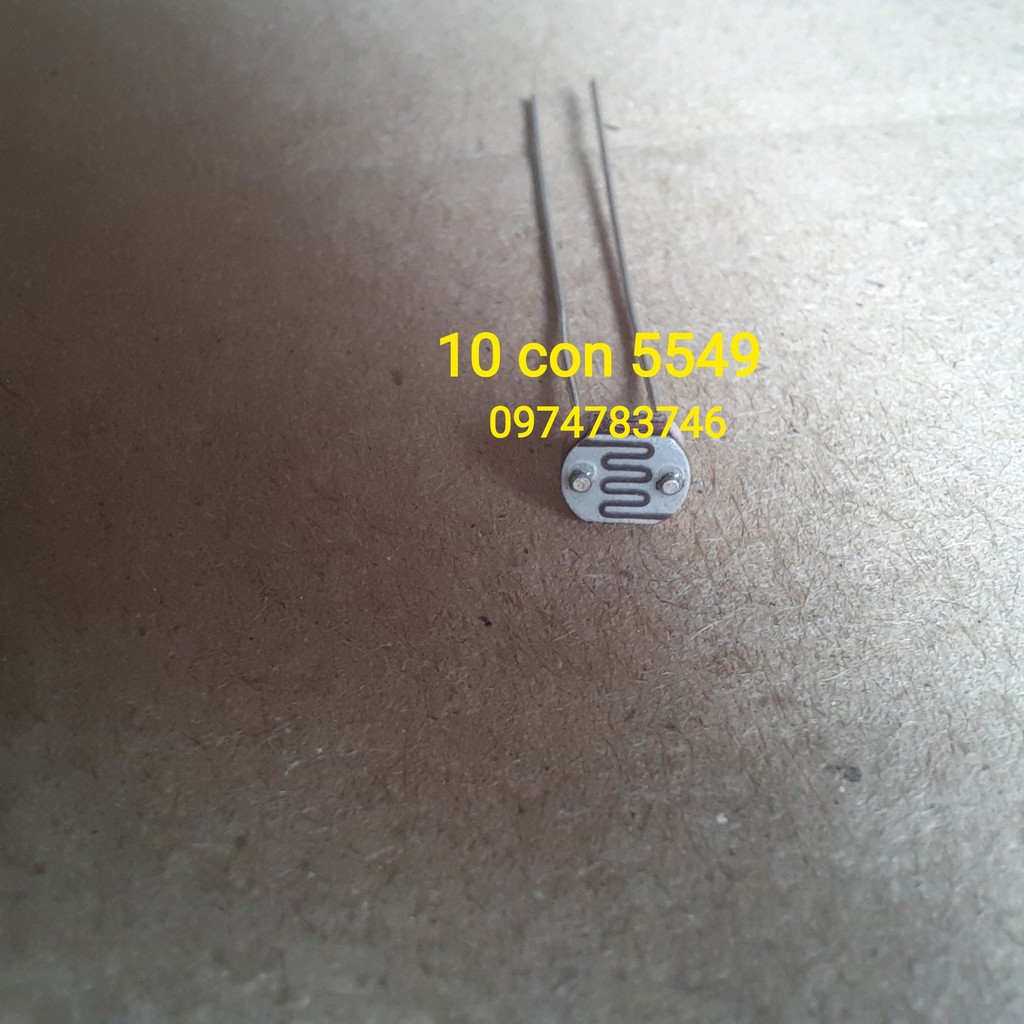 10 quang trở cảm biến ánh sánh 5506/5516/5528/5537/5539/5549/12528