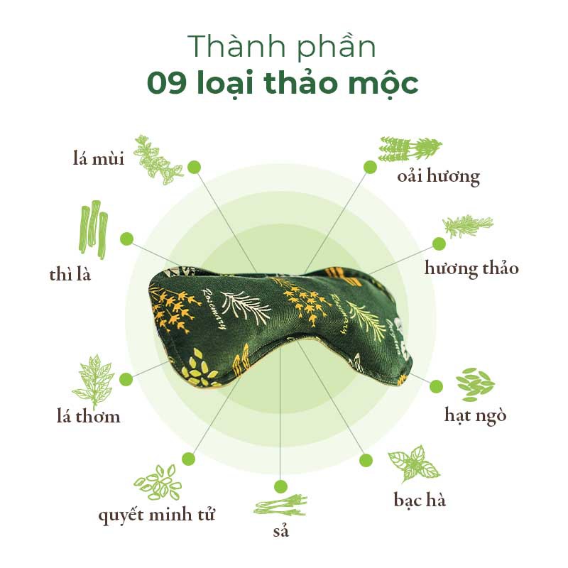 Túi chườm thảo mộc Mắt  ATZ Healthy life