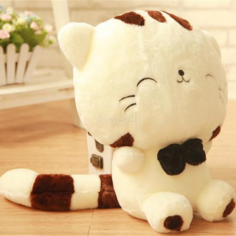 Thú nhồi bông hình chú mèo cười dễ thương kích thước 45cm