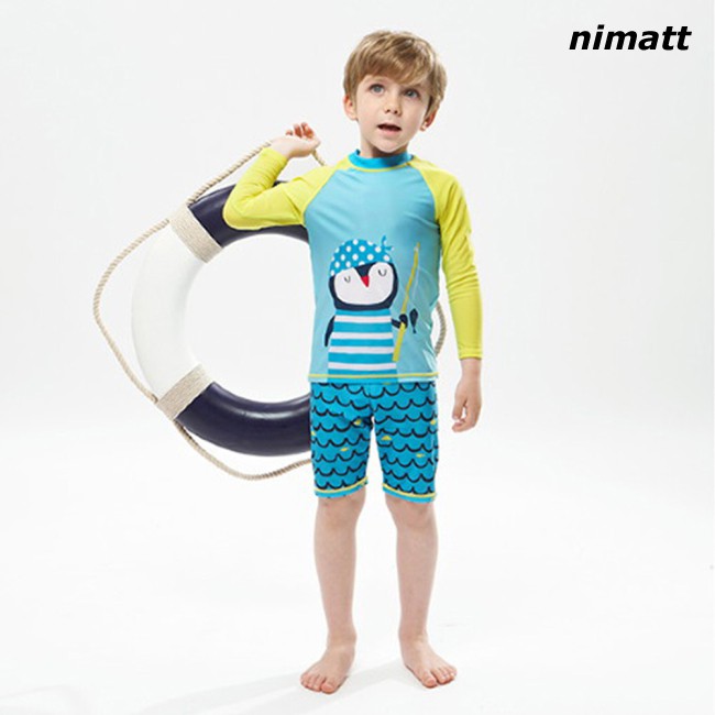 Bộ Đồ Bơi Dài Tay Chống Nắng Cho Bé Từ 5-12 Tuổi wetsuit pant year old