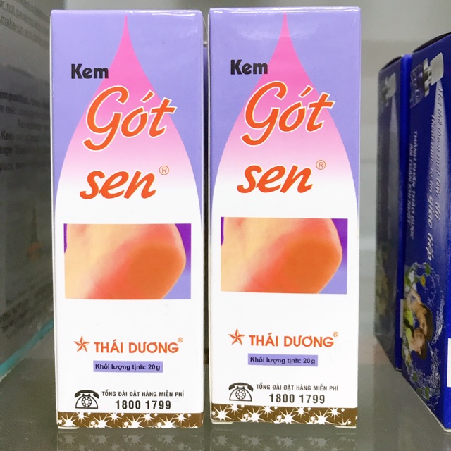 Gót sen Thái Dương kem bôi nứt nẻ gót chân