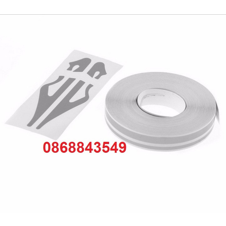 Tem decal thể thao chỉ viền trang trí