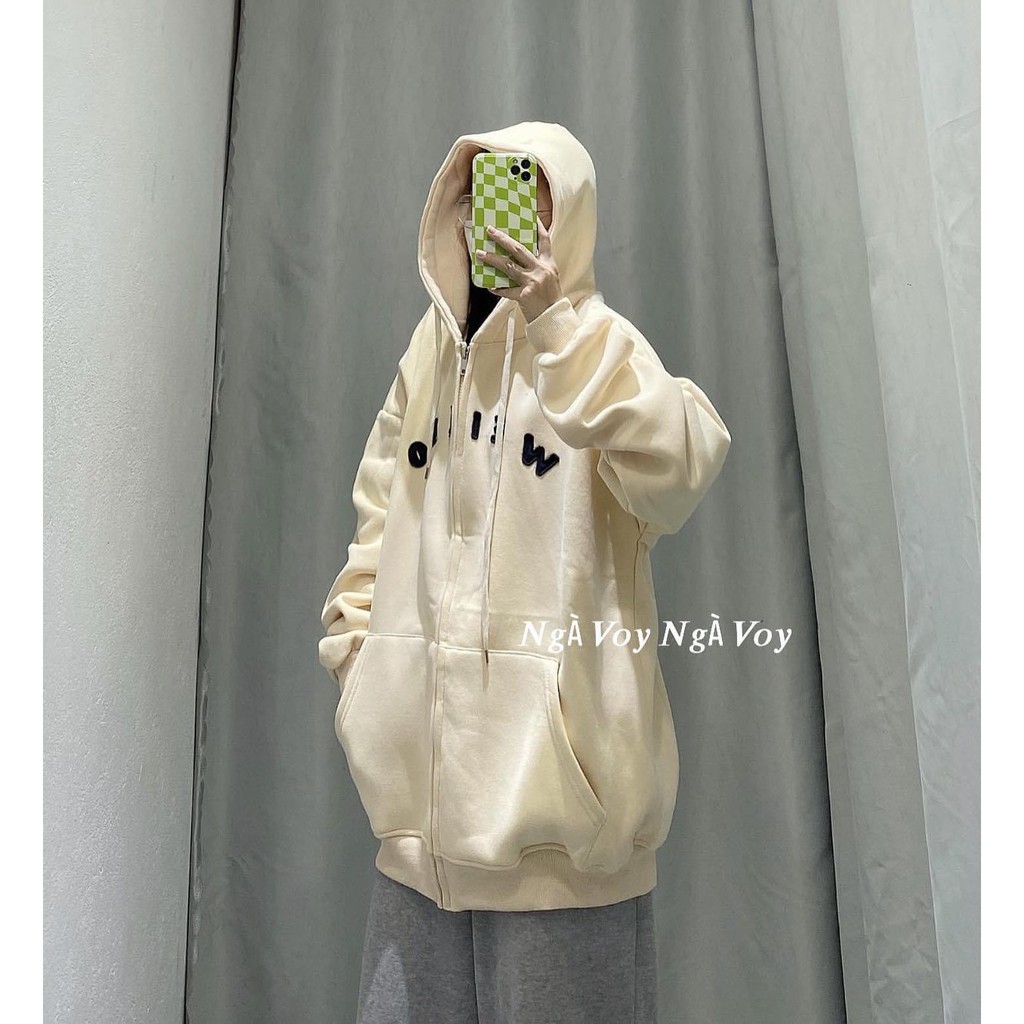 ÁO KHOÁC NỈ THÊU CHỮ WEIRD | BigBuy360 - bigbuy360.vn