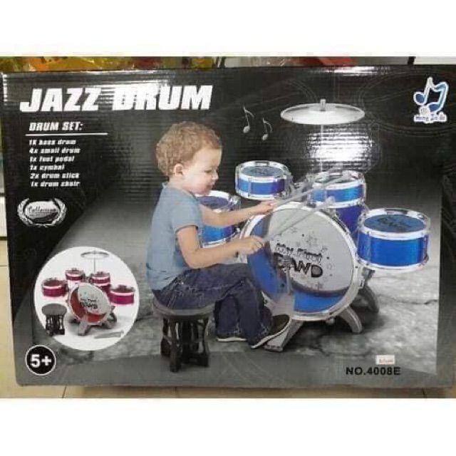 Bộ trống jazz drum gồm 5 trống cho bé