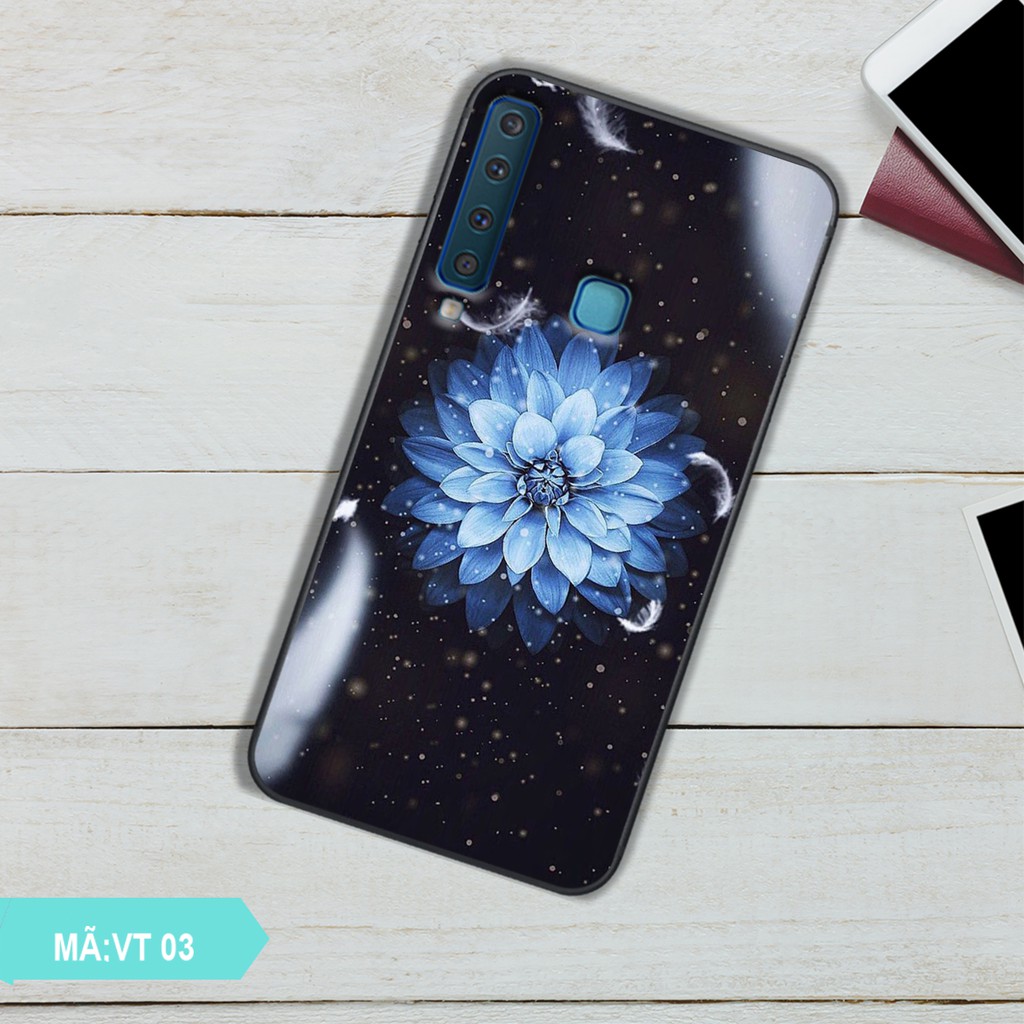 Ốp lưng điện thoại mặt kính cường lực giả đá Samsung galaxy A7 2018 Ốp điện thoại cao cấp Shop,viet9