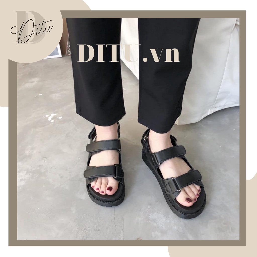 Sandal Nữ Đi Học Quai Hậu Ulzzang Đế Cao - Giày Sandal Nữ Hàn Quốc
