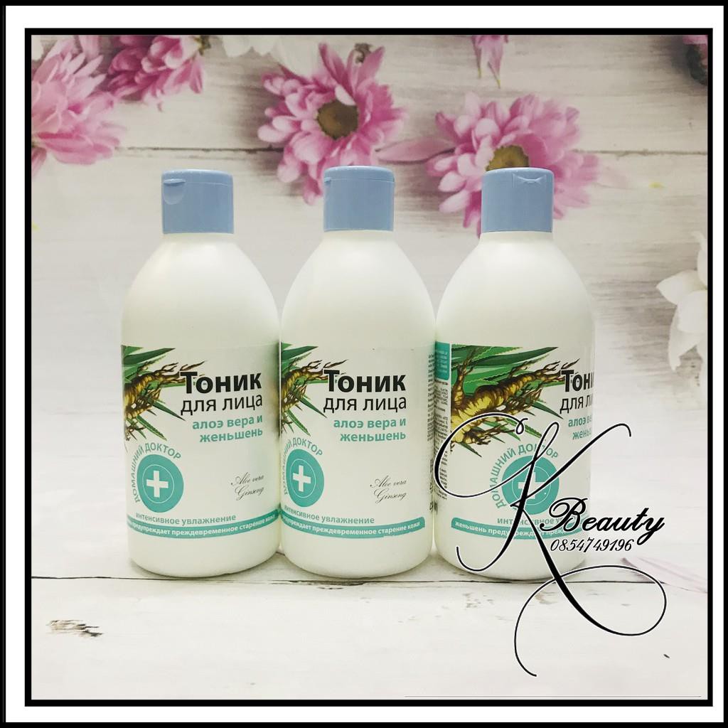 Nước cân bằng da Nước hoa hồng Lô Hội & Nhân Sâm Domashnij Doctor 300ml hàng nội địa nga | BigBuy360 - bigbuy360.vn