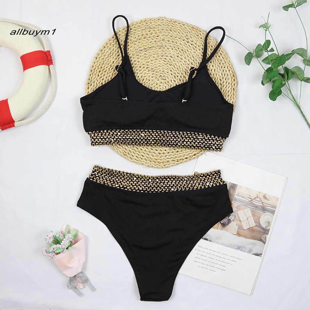 Bộ đồ bơi bikini lưng cao quyến rũ cho nữ
