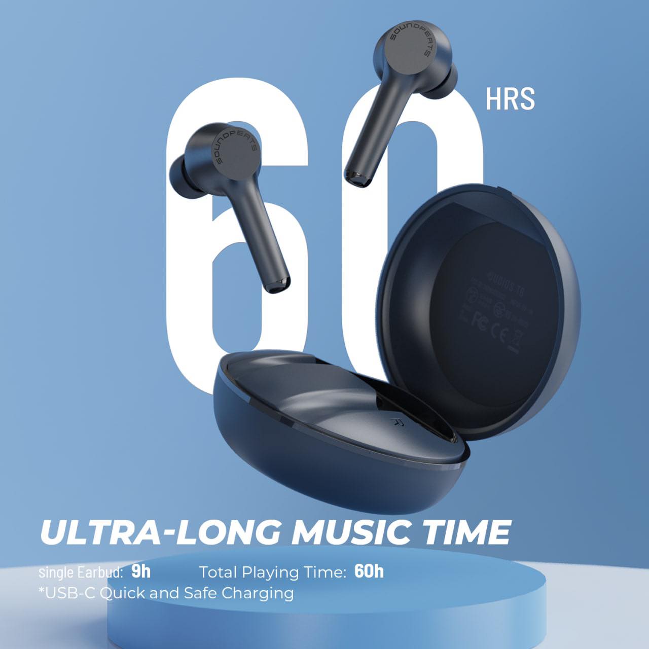 Original SoundPeats Mac New model bluetooth 5.0 earphone wireless earbuds IPX7 waterproof headsets highest quality sound