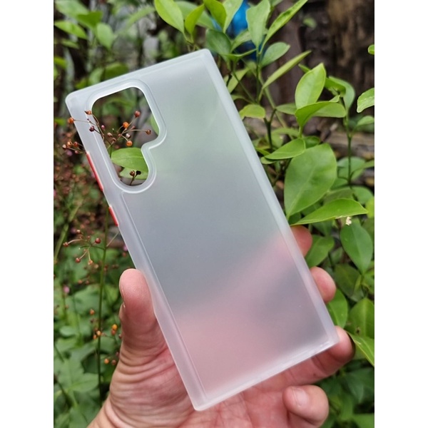 Ốp lưng X&M nhám viền màu cho Samsung S22, S22 Plus, S22 Ultra chống sốc chống Vân tay cao cấp