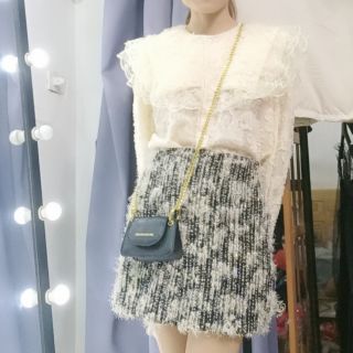 Áo len cổ lọ tay bồng