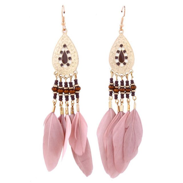Bông tai dáng dài phong cách Boho
